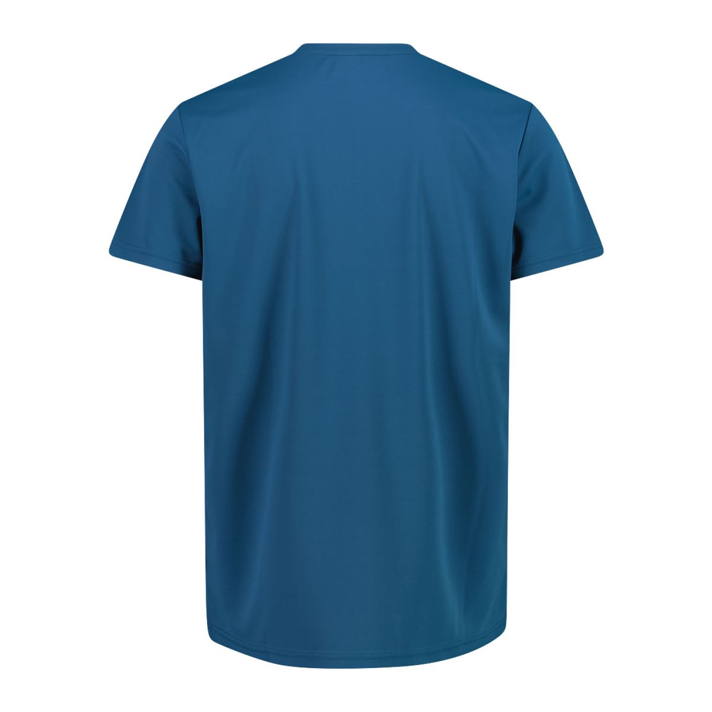 CMP T-Shirt girocollo con logo Petroleum da Uomo