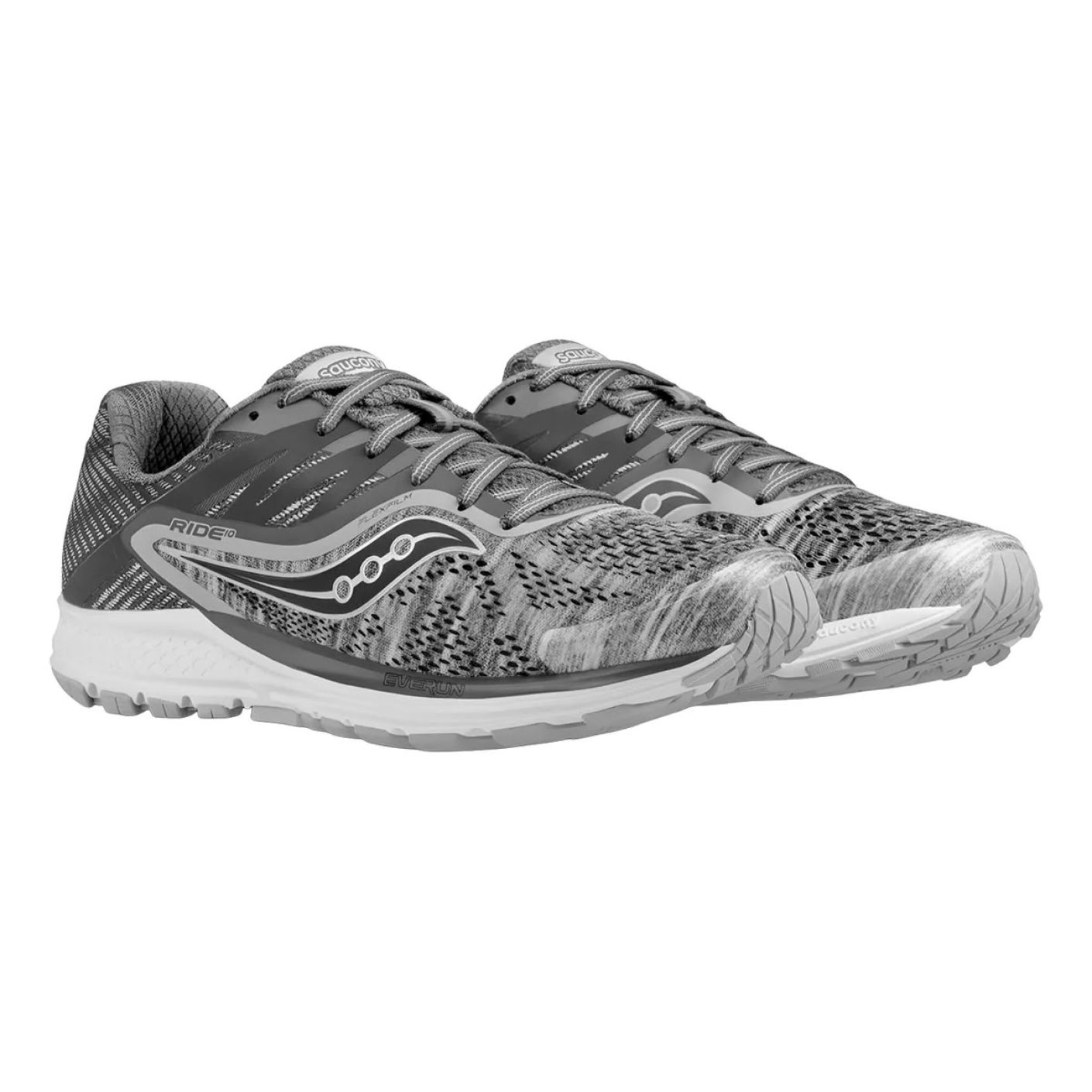 Saucony Ride 10 Grey da Uomo OUTLET