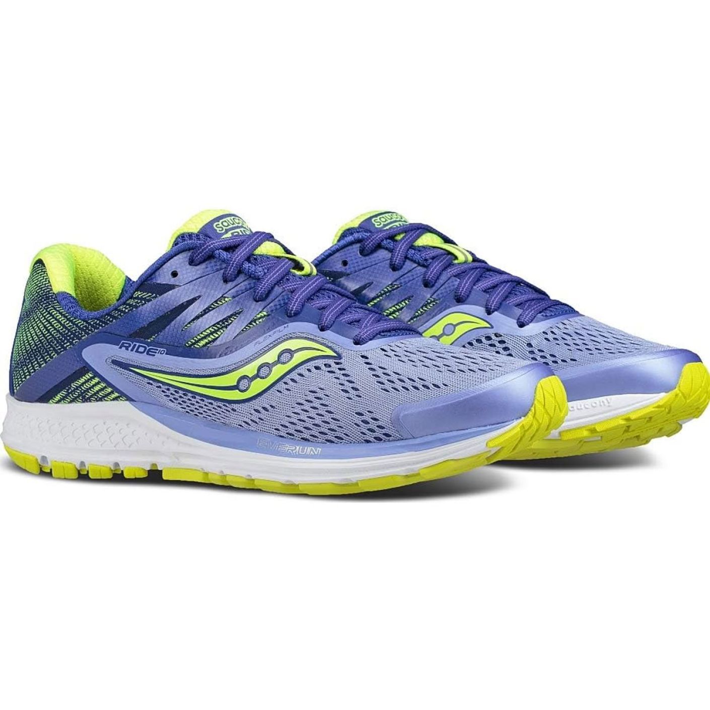 Saucony Ride 10 Purple/Blu/Ctn da Donna OUTLET