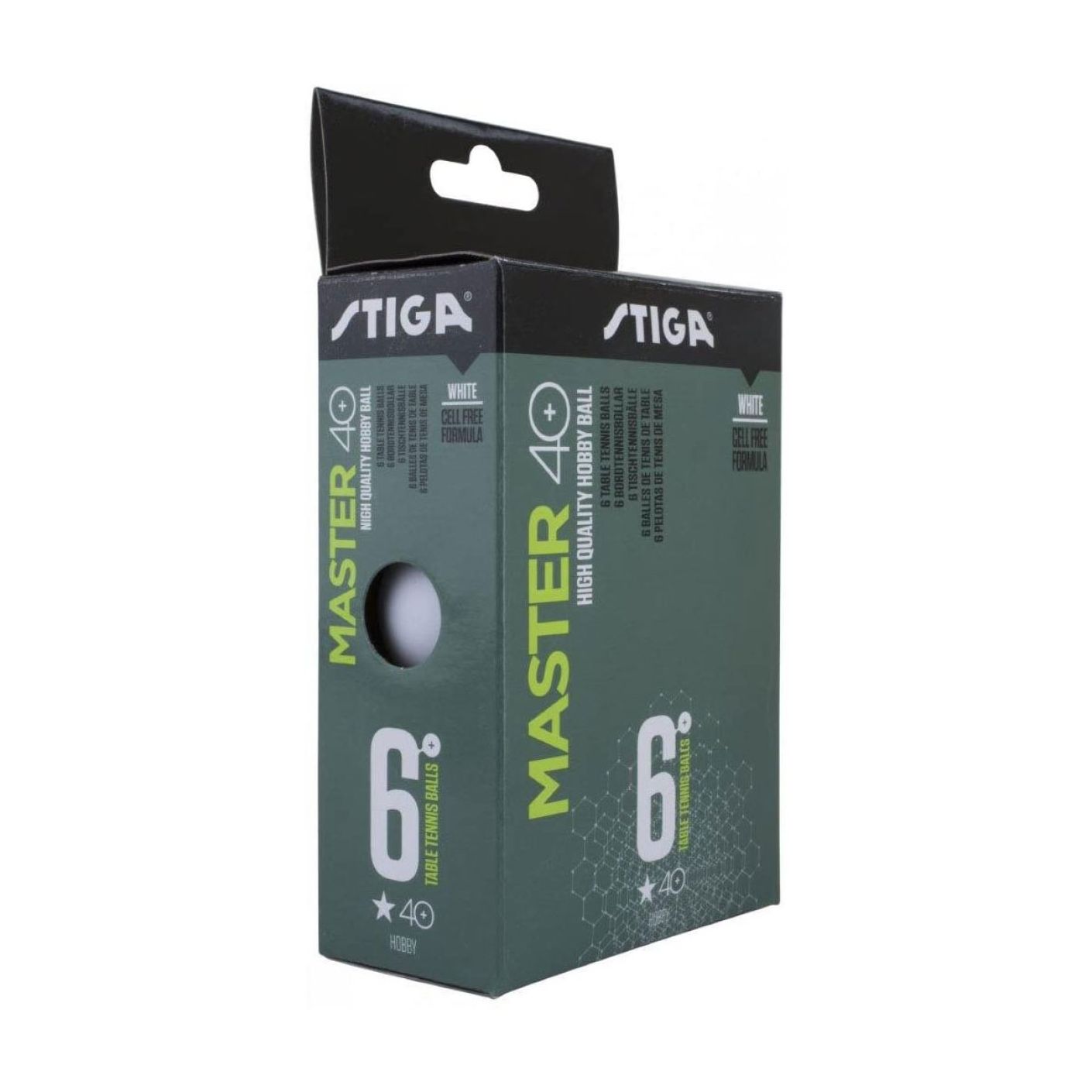 Garlando Palline Stiga Master Conf.6 -1 Stella Bianche