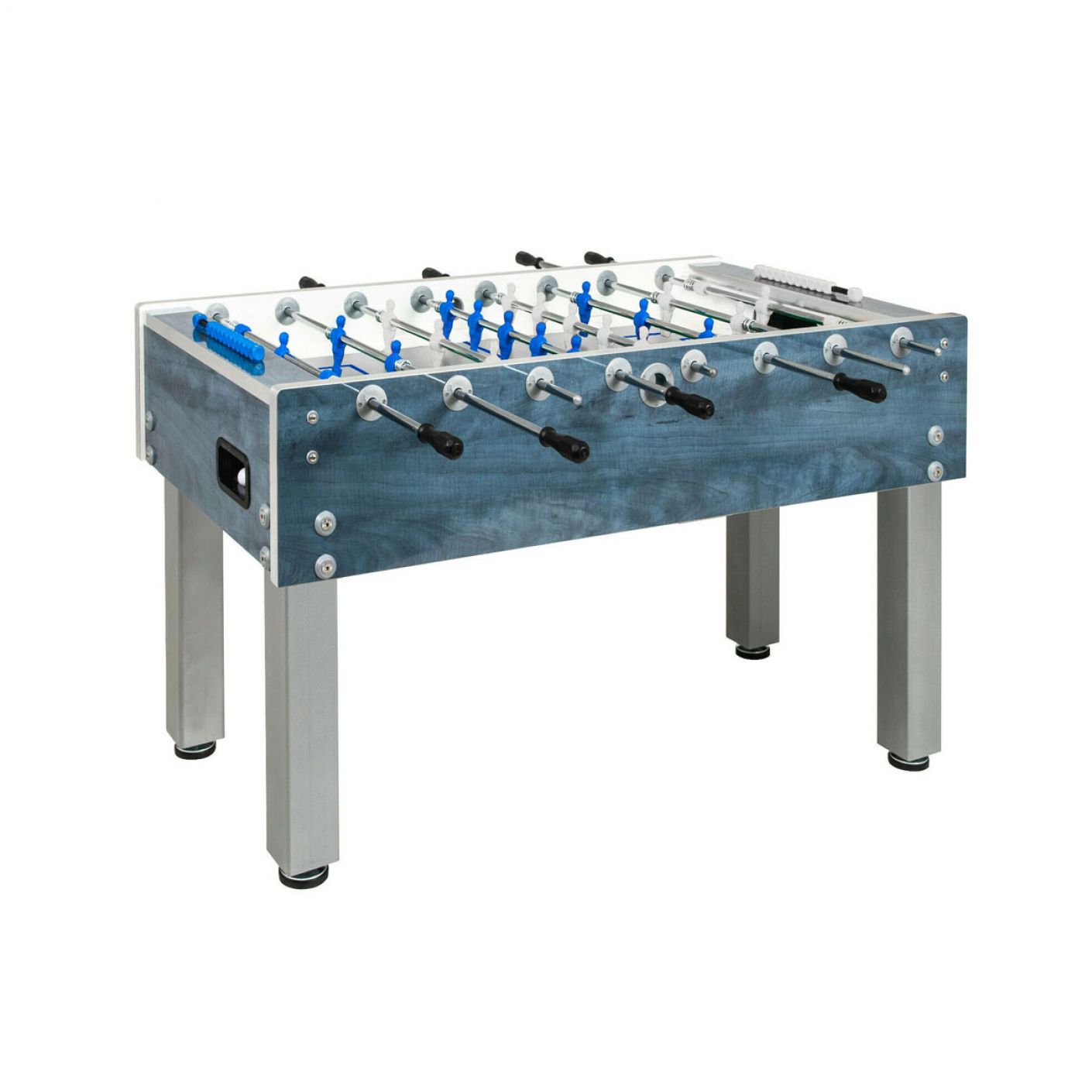 Garlando Football Table G-500 Weatherproof blue with outgoing temples