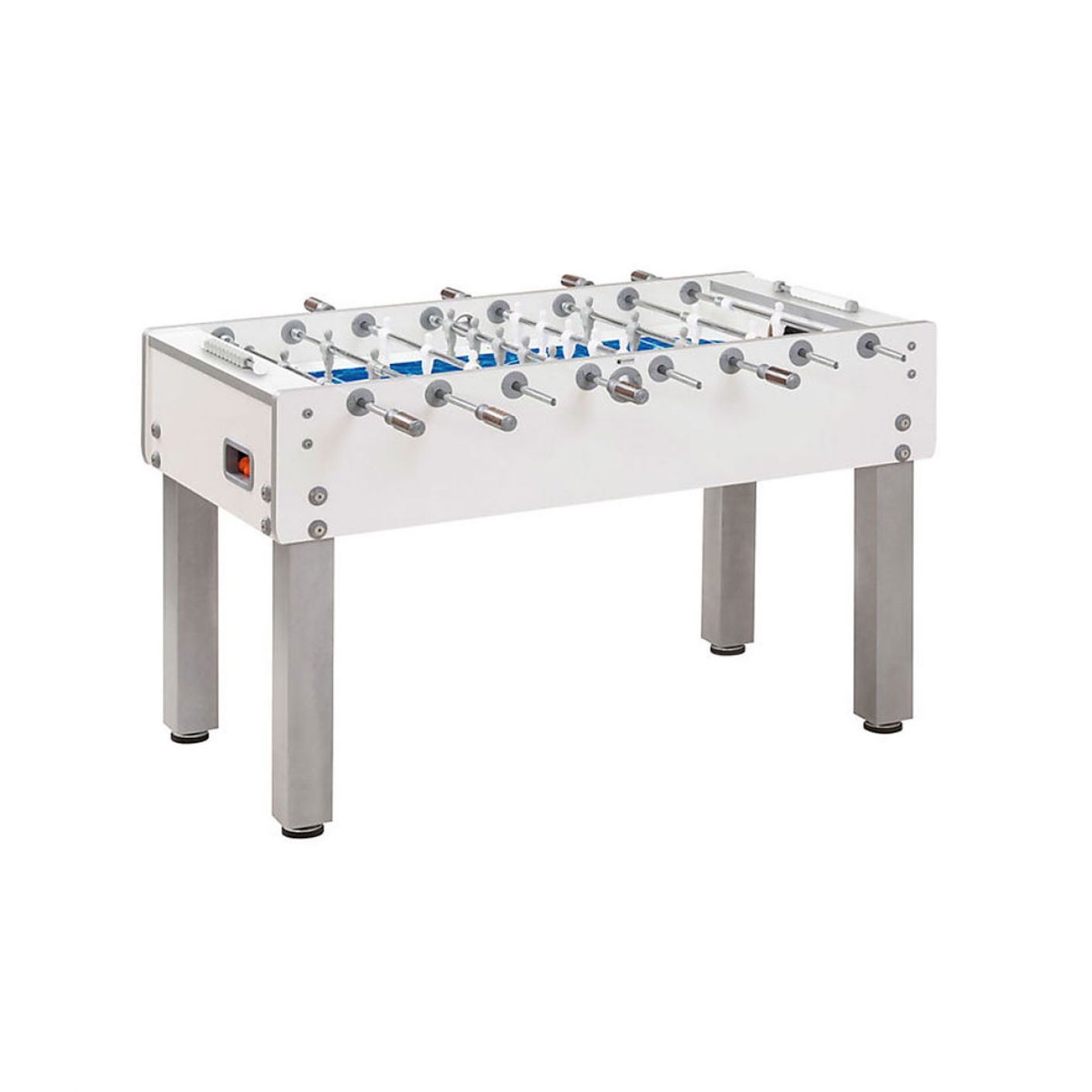 Garlando Soccer Table G-500 PURE WHITE H2O with outgoing rods