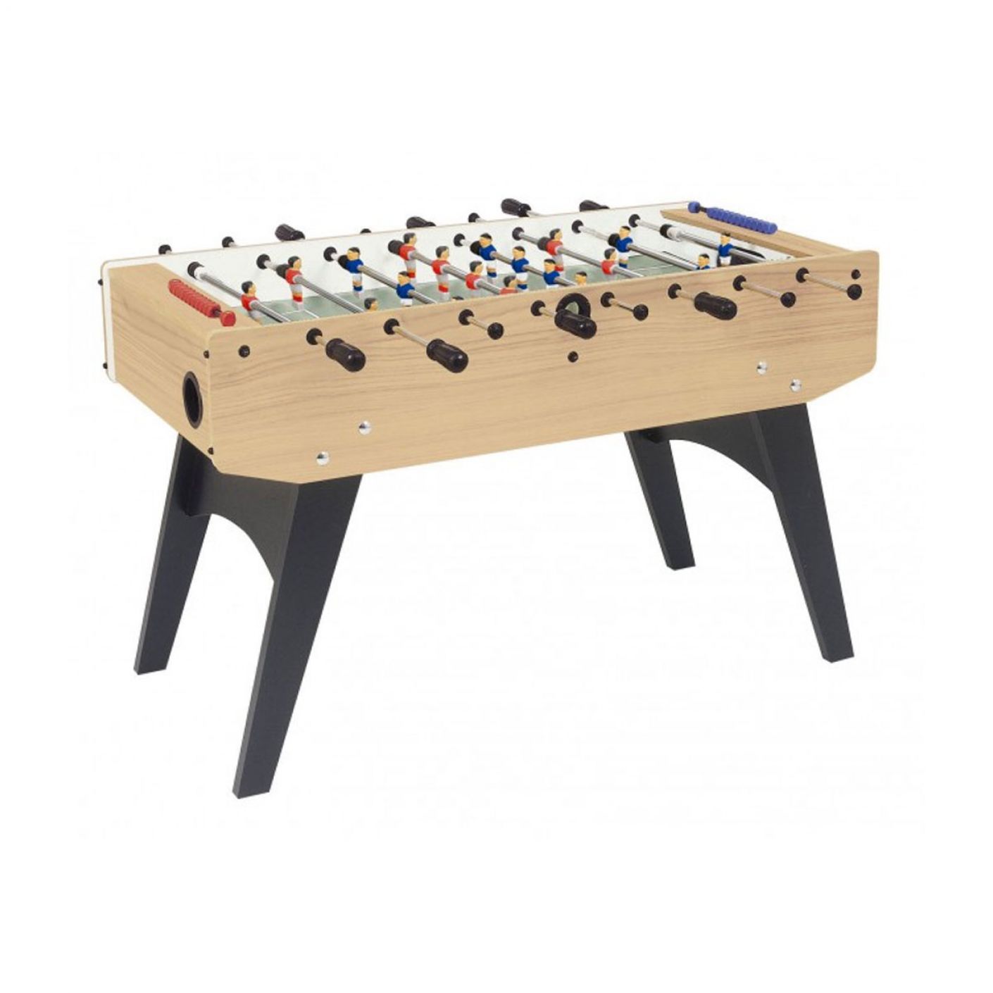 Garlando F-20 table football maple with outgoing rods, folding legs