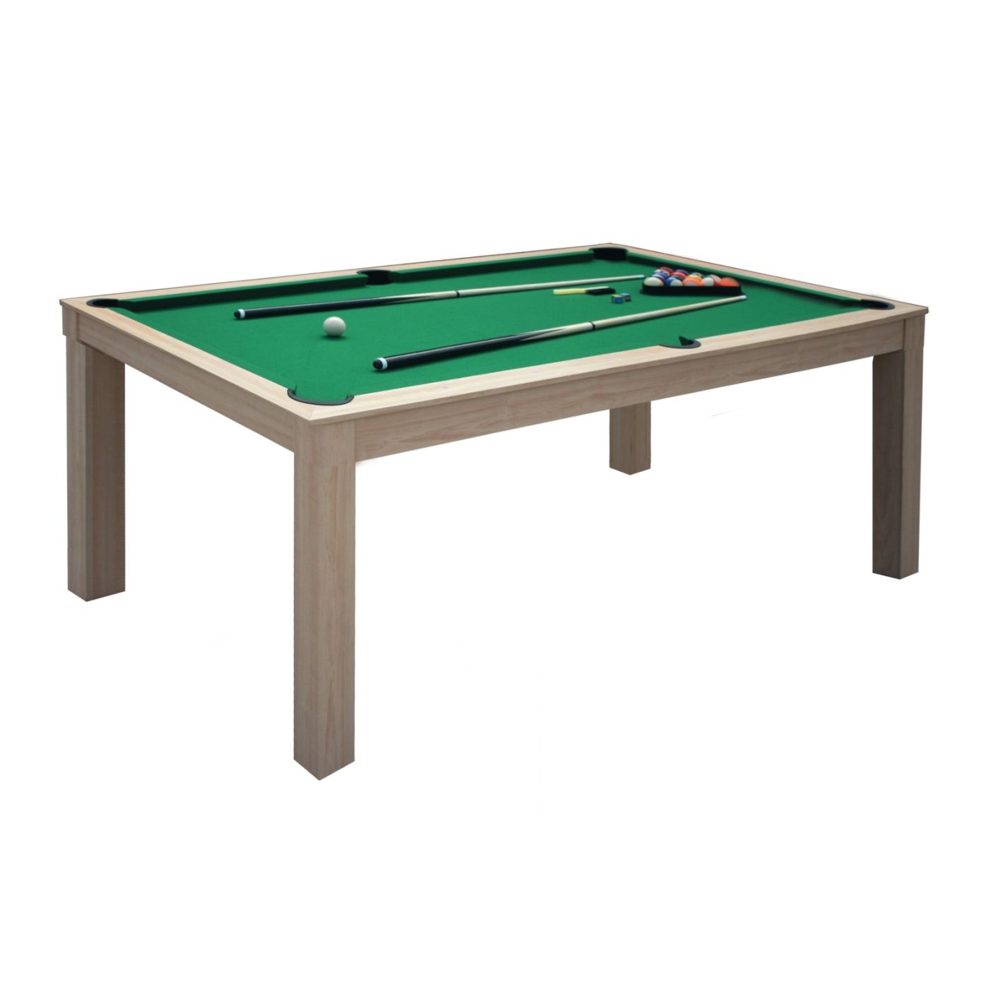 Garlando Biliardo Miami Betulla  piano gioco in mdf 200x100 con piane di copertura