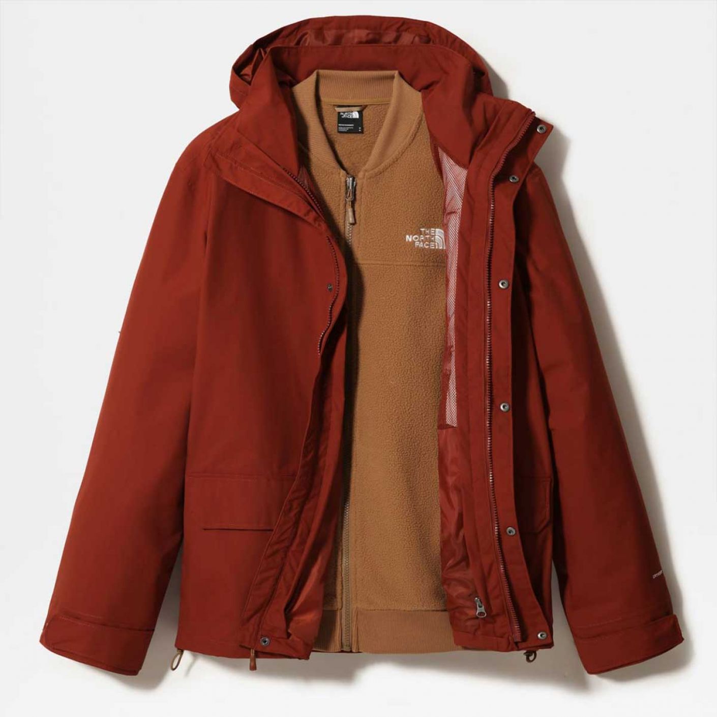 The North Face Men's Pinecroft Triclimate Brandy Brown-Utility Brown Jacket
