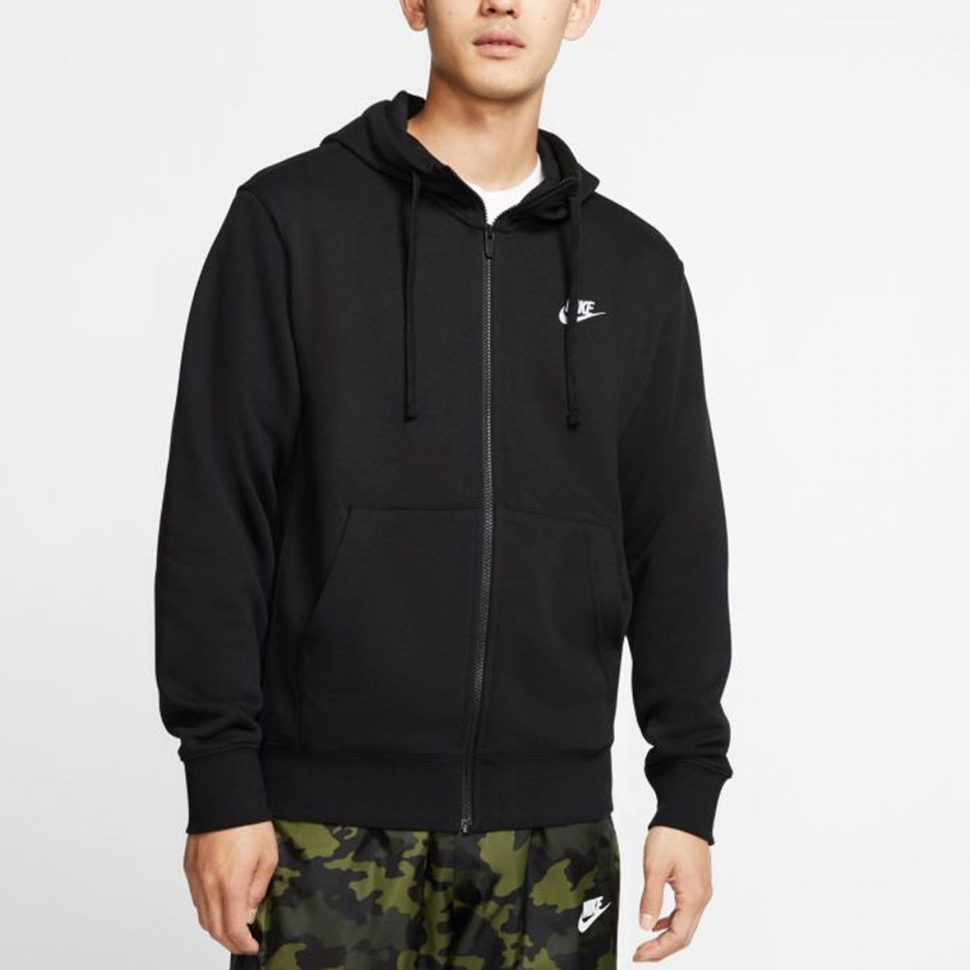 Nike Men's Sportswear Club Black Sweatshirt