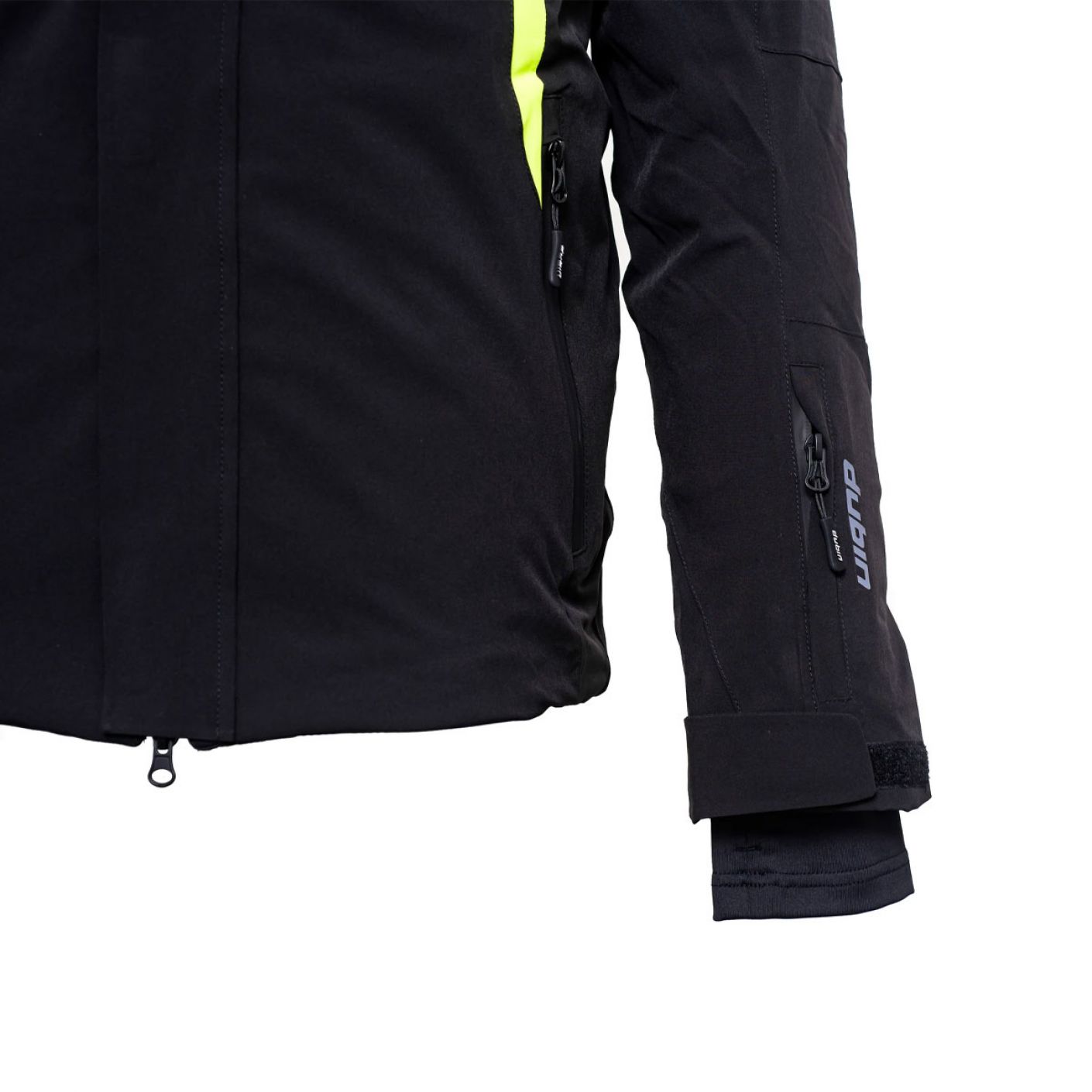 Dubin Atlantis Ski Jacket Black-Lime Green for Men