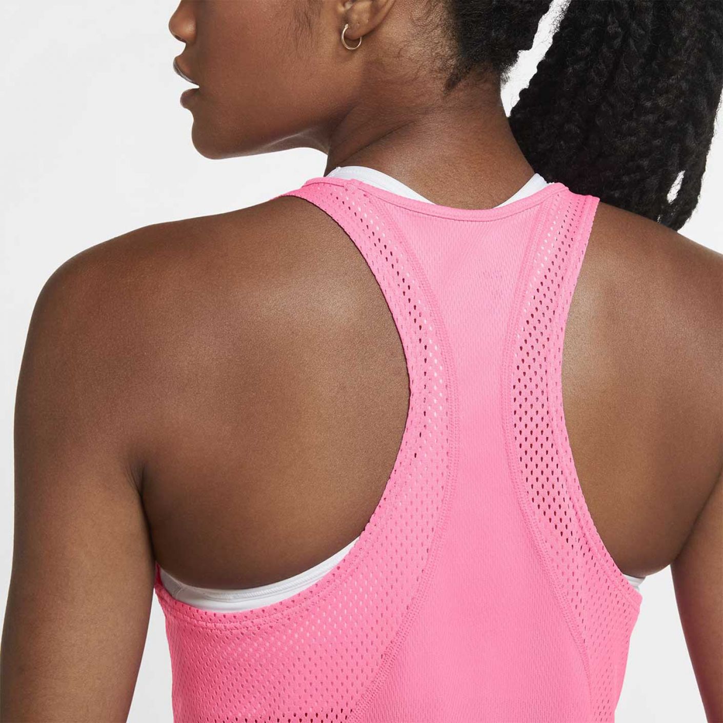 Nike Running Women's Pink Swoosh Tank