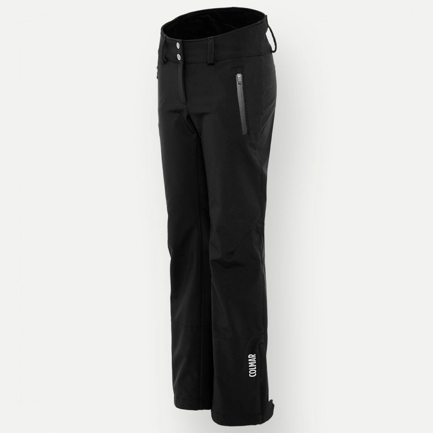Colmar Women's Softshell Ski Pants with Gaiter Black