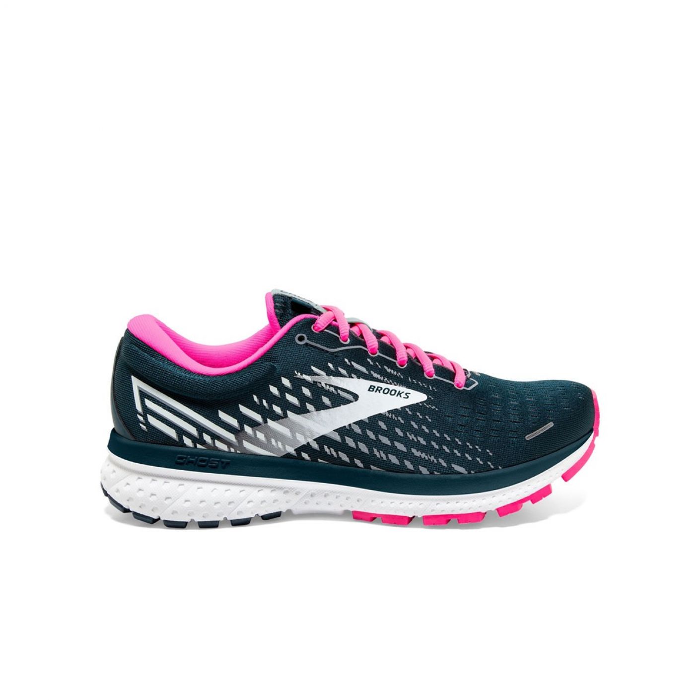 Brooks Ghost 13 Women's Reflective Pond-Pink-Ice