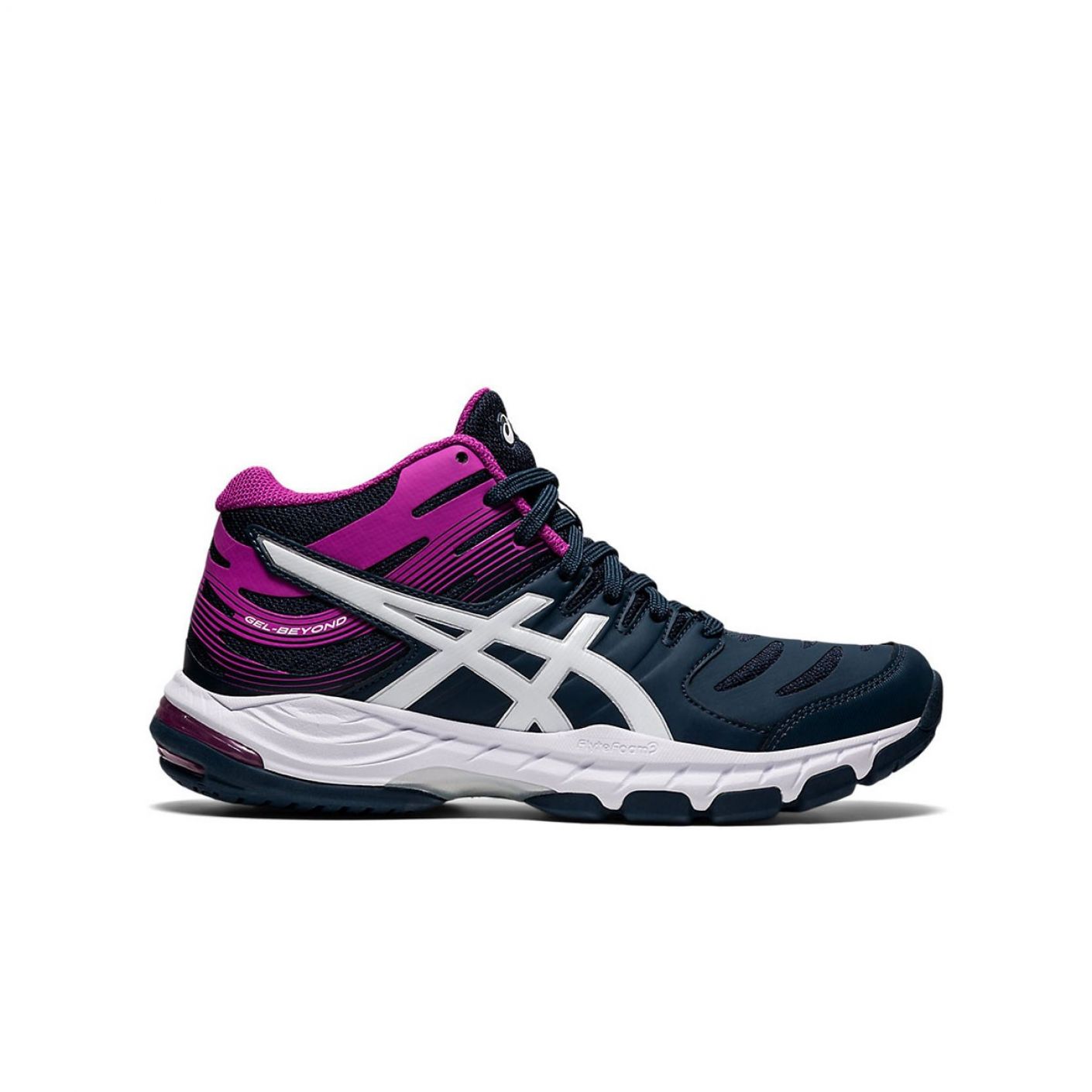 Asics volleyball shoes purple best sale