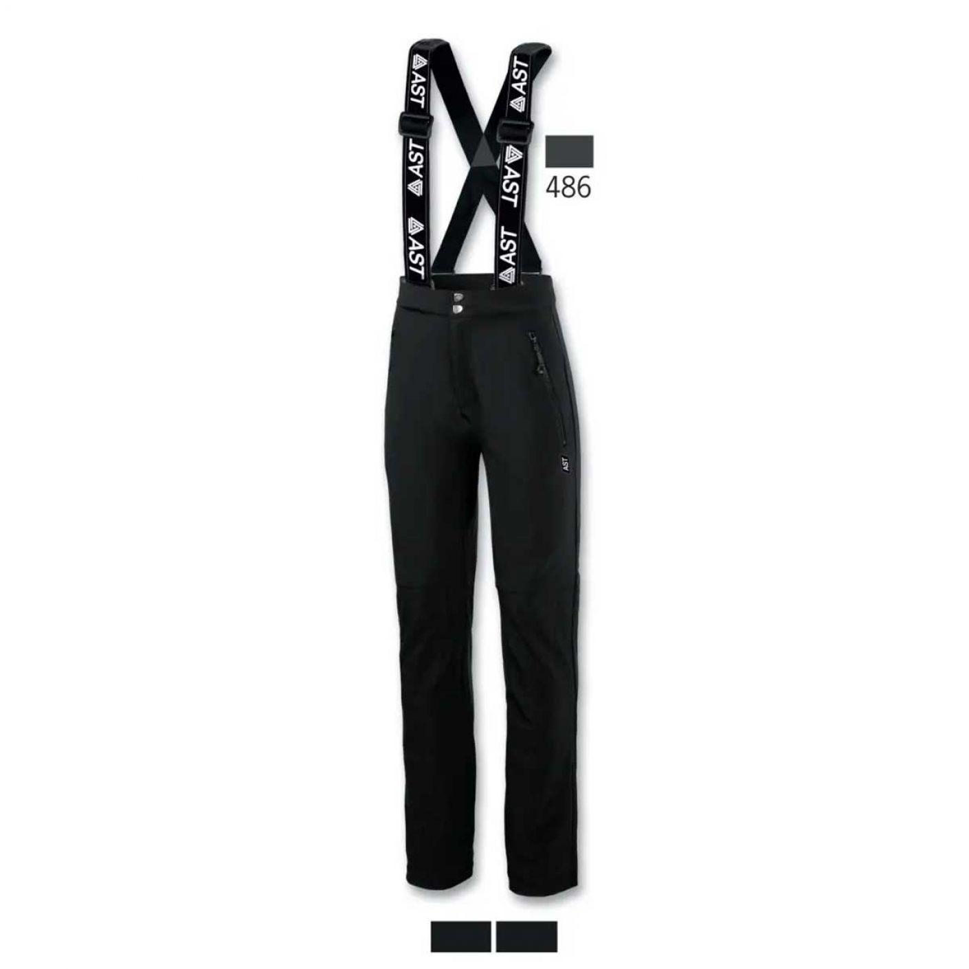 Ast Men's Ski Pants with Black Braces