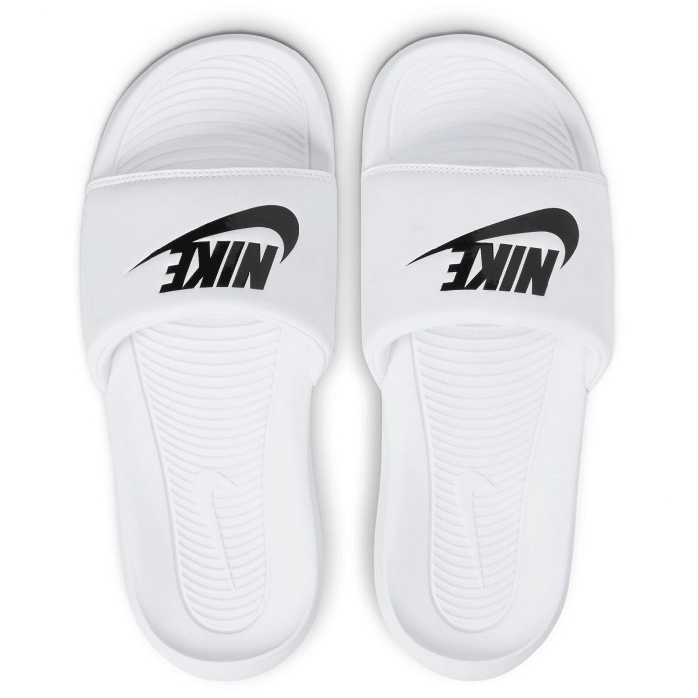 Nike Victori One – Weiße Pantoletten