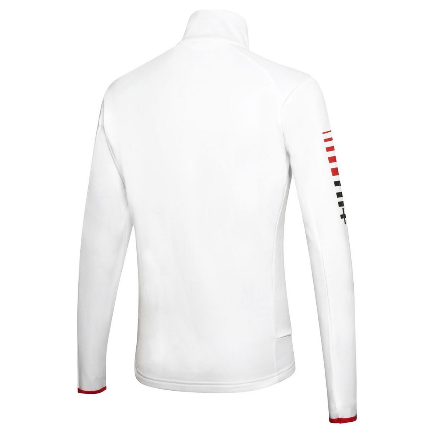 Zero RH+ Pile Softshell Prime Jersey Bianca-Rossa da Uomo