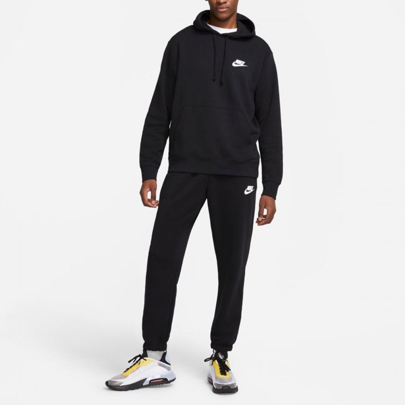 Nike Complete Tracksuit Sportswear Fleece Black
