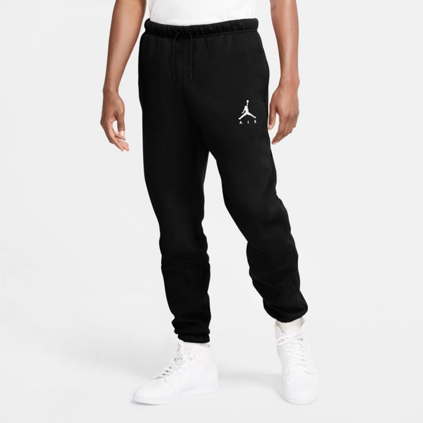 Nike Pants Man Jordan Jumpman Air Fleece Black