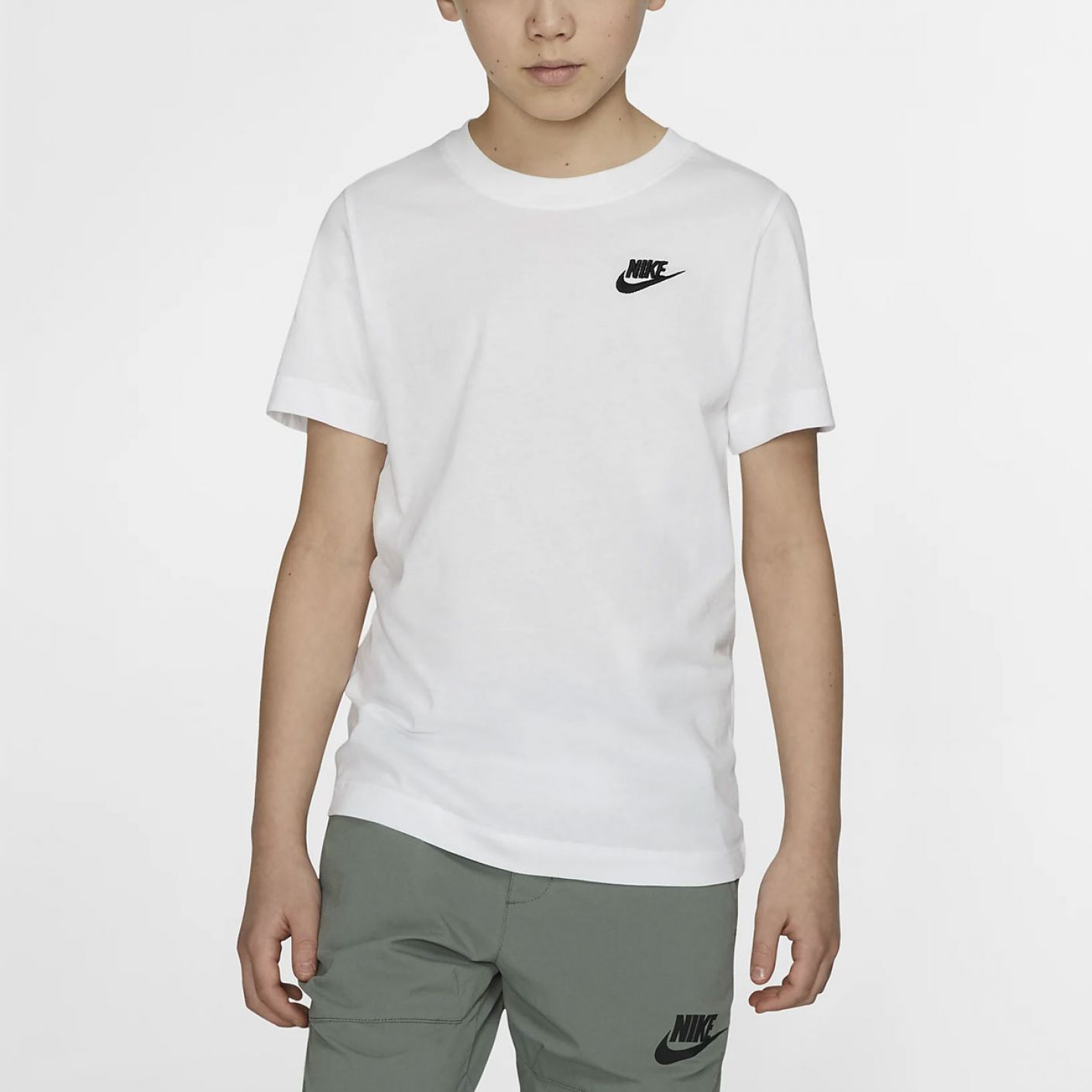 Nike Kids White Sportswear T-shirt