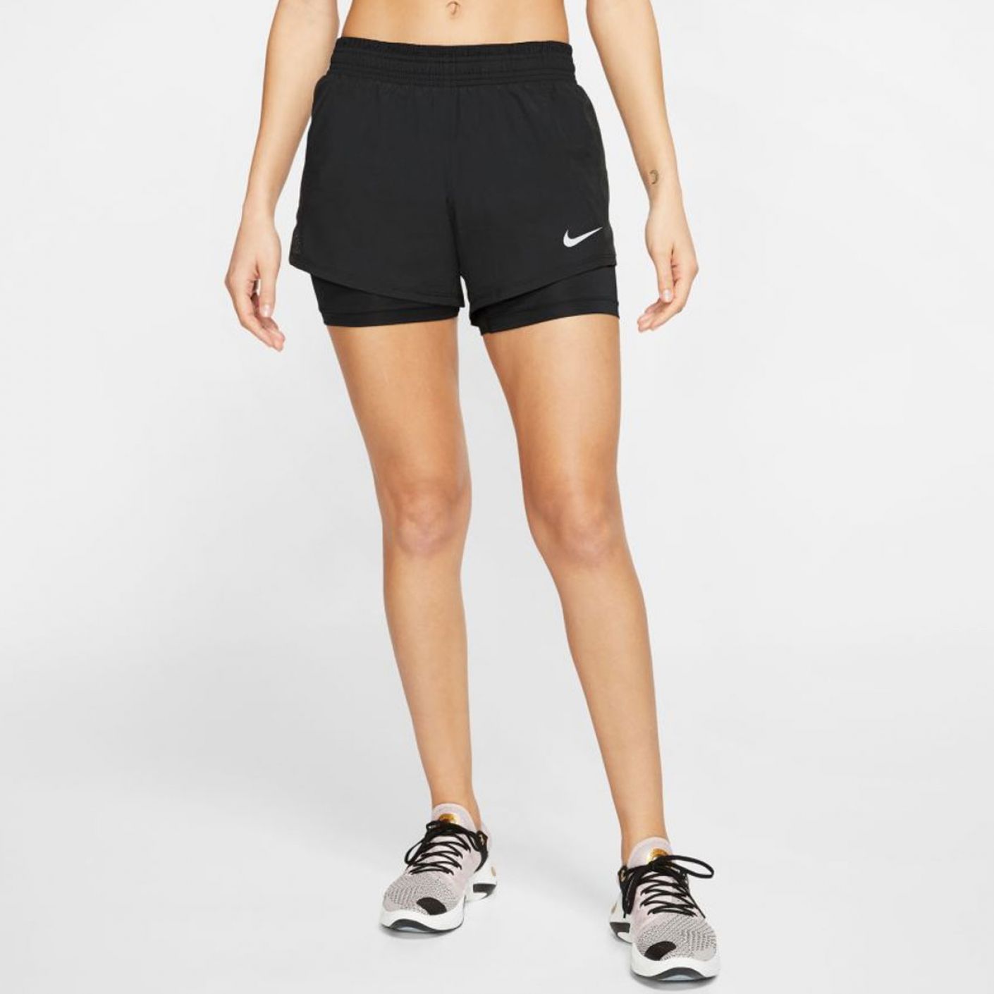 Nike Short Running Nero da Donna