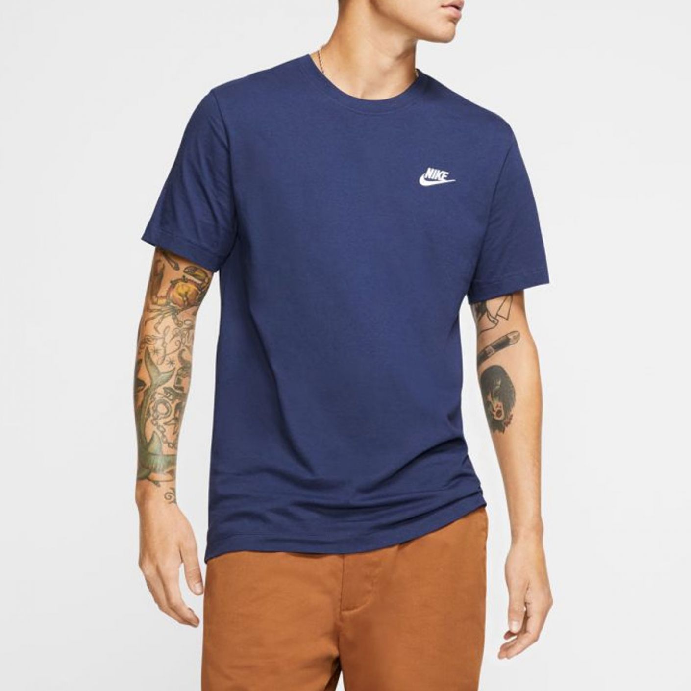 Nike T-Shirt Sportswear Club Blu