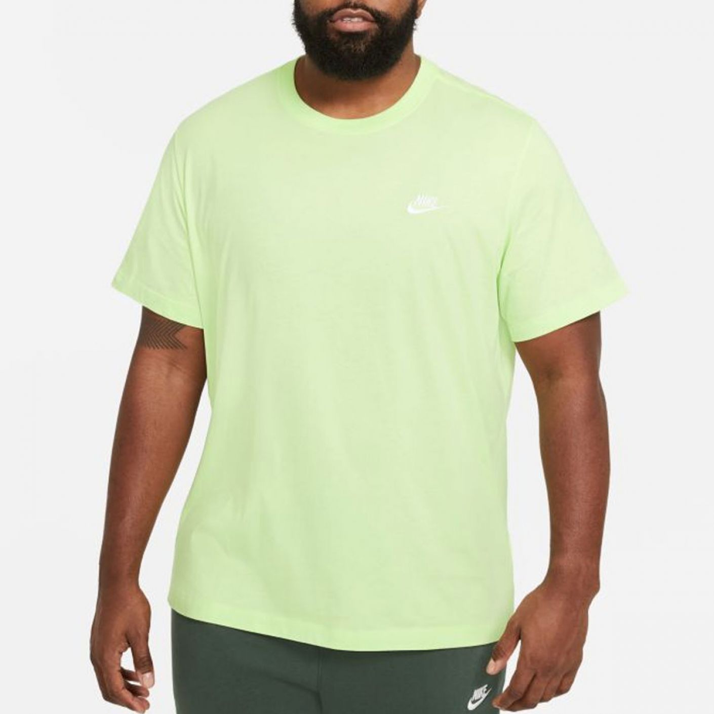 Nike T-shirt Sportswear Club Liquid Lime White