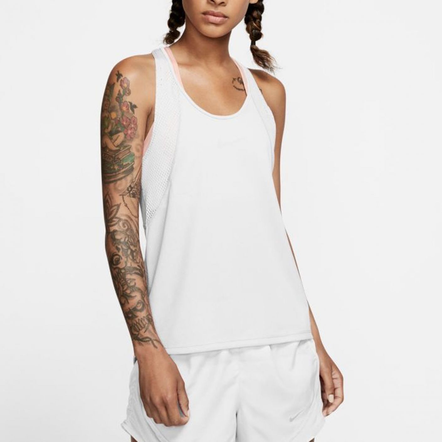 Nike Women's White Running Tank