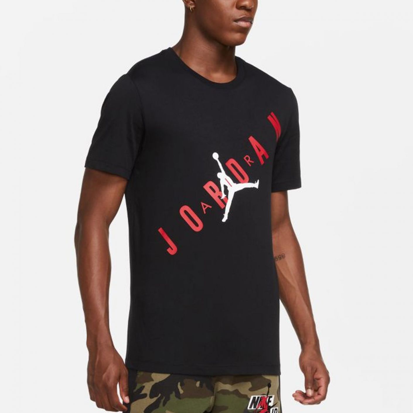 Nike Jordan Black Gym Red White T-shirt