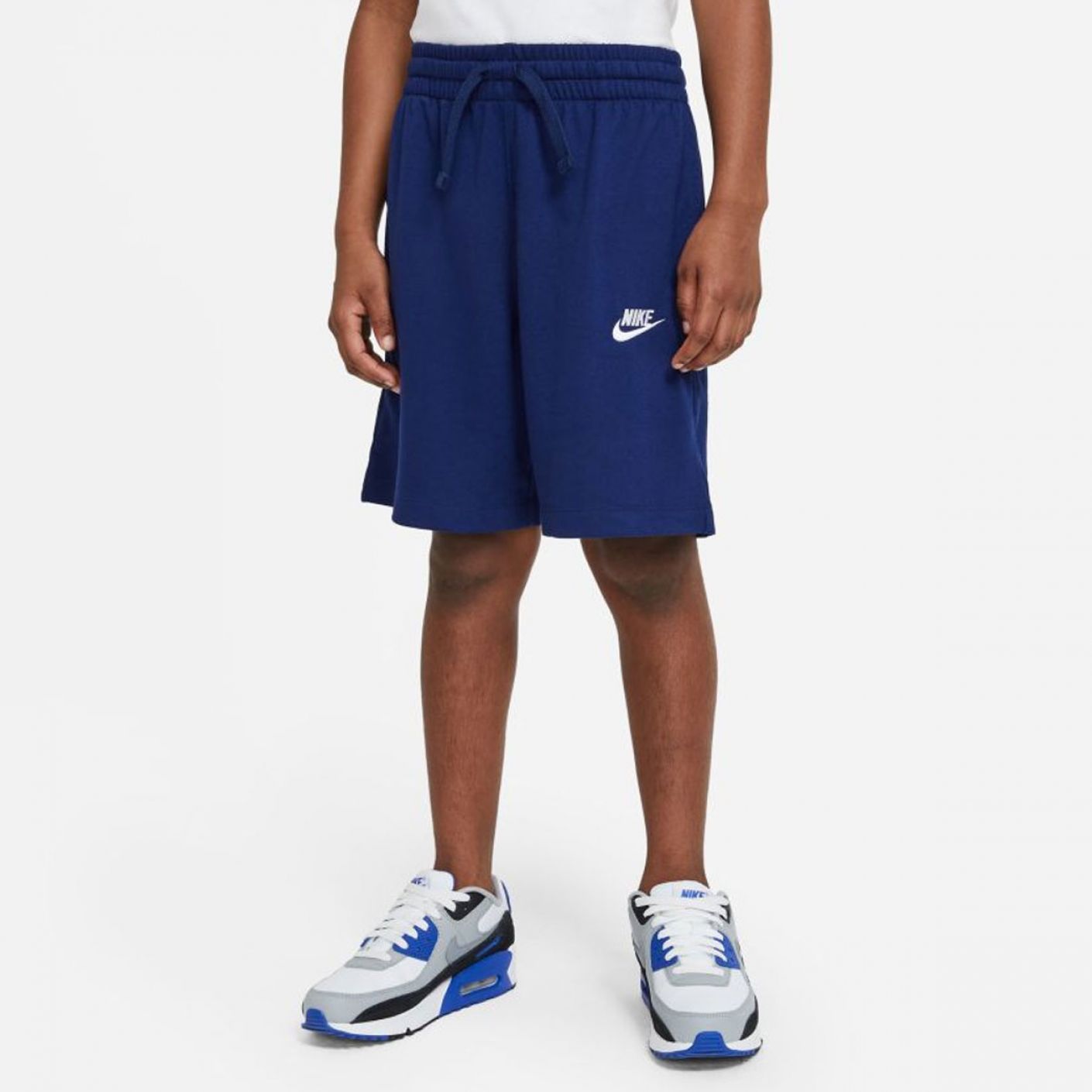 Nike Bermuda Sportswear Blue-White da Bambino