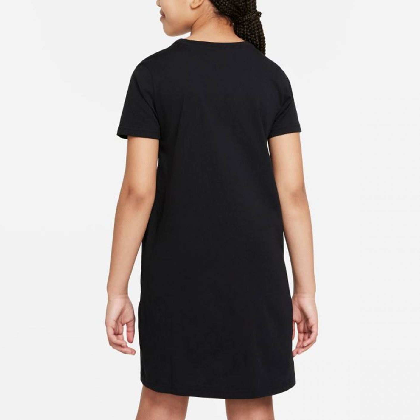 Nike Futura Black T-shirt Dress for Girls