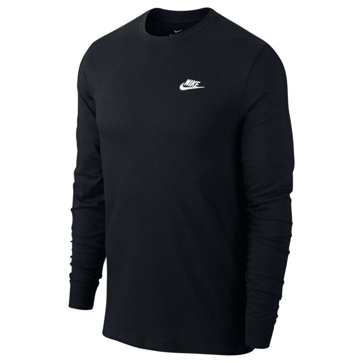 Nike T-shirt Long Sleeve Club Tee Black