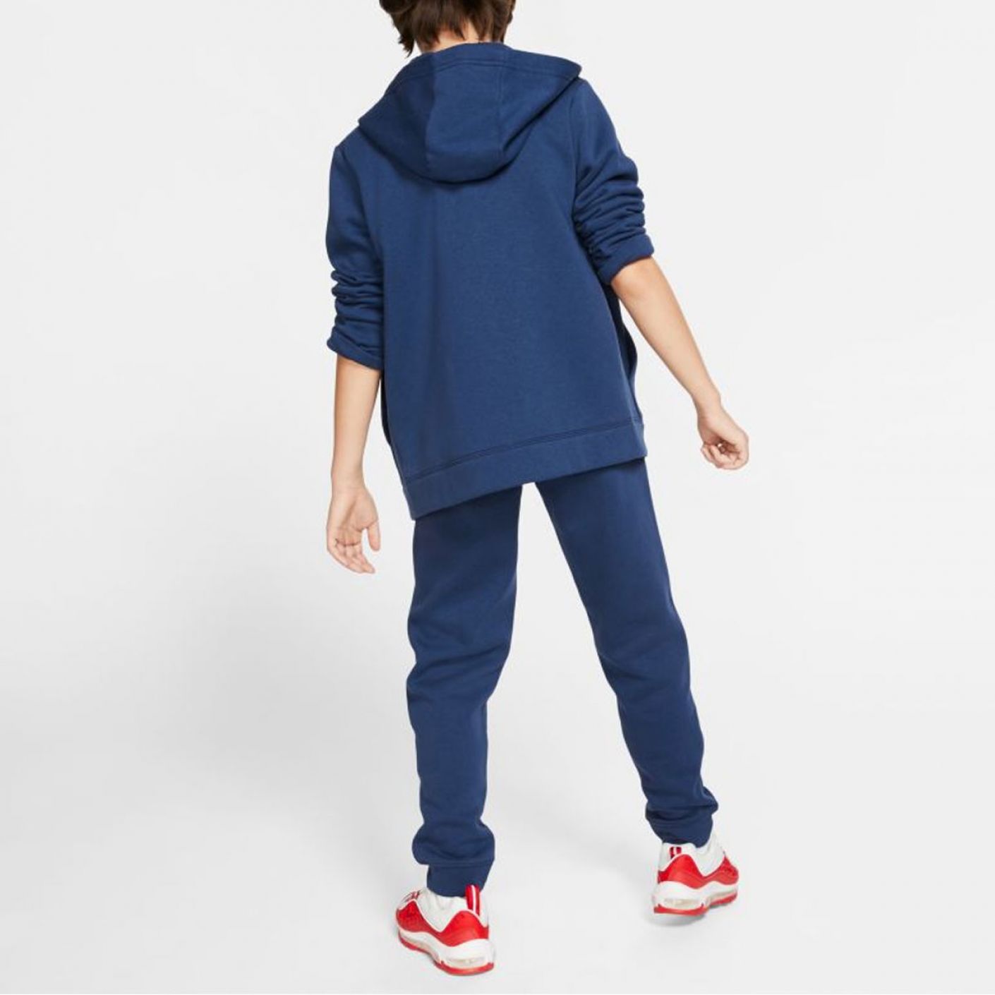 Nike Sportswear Fleece Tuta Junior Blu