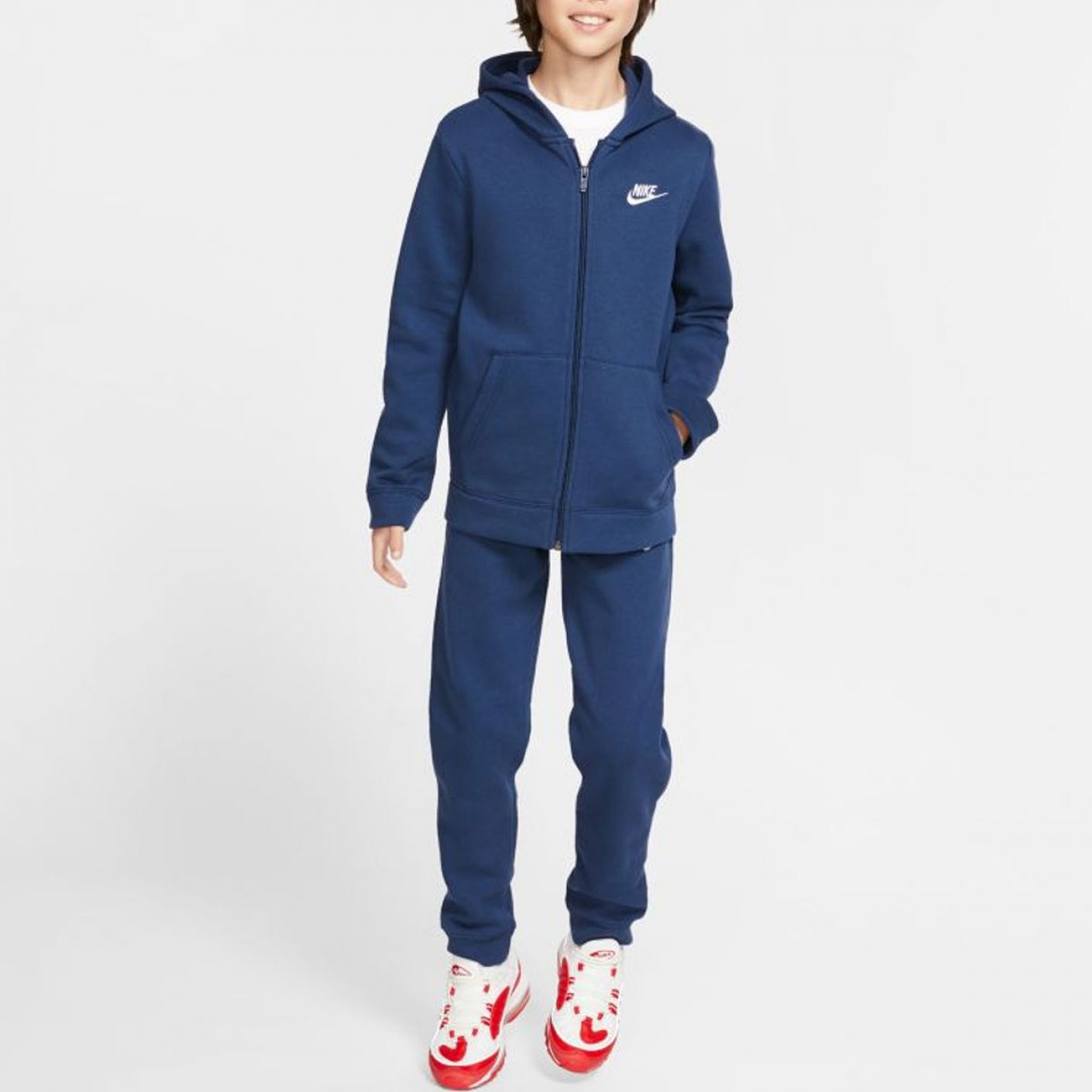 Nike Sportswear Fleece Junior Blue Tracksuit