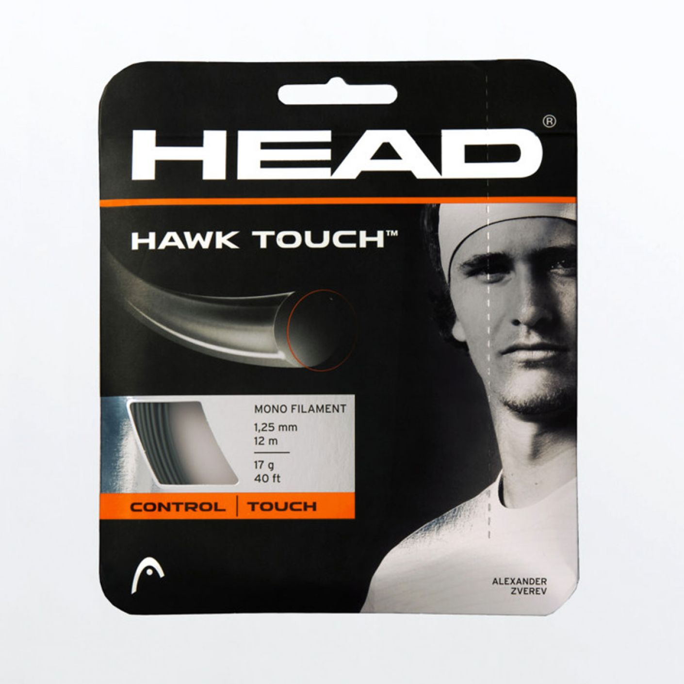 Head Hawk Touch String Anthracite - 1.25mm