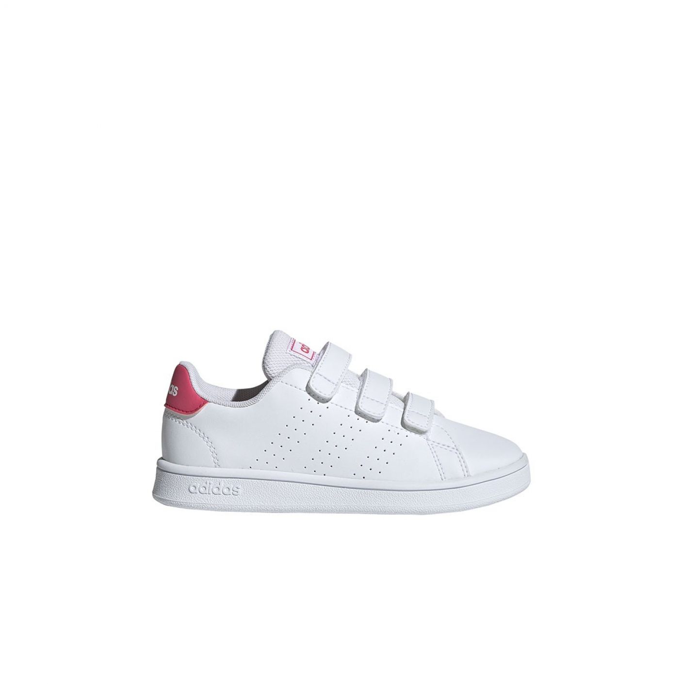 Adidas Advantage C White-Pink for Girls