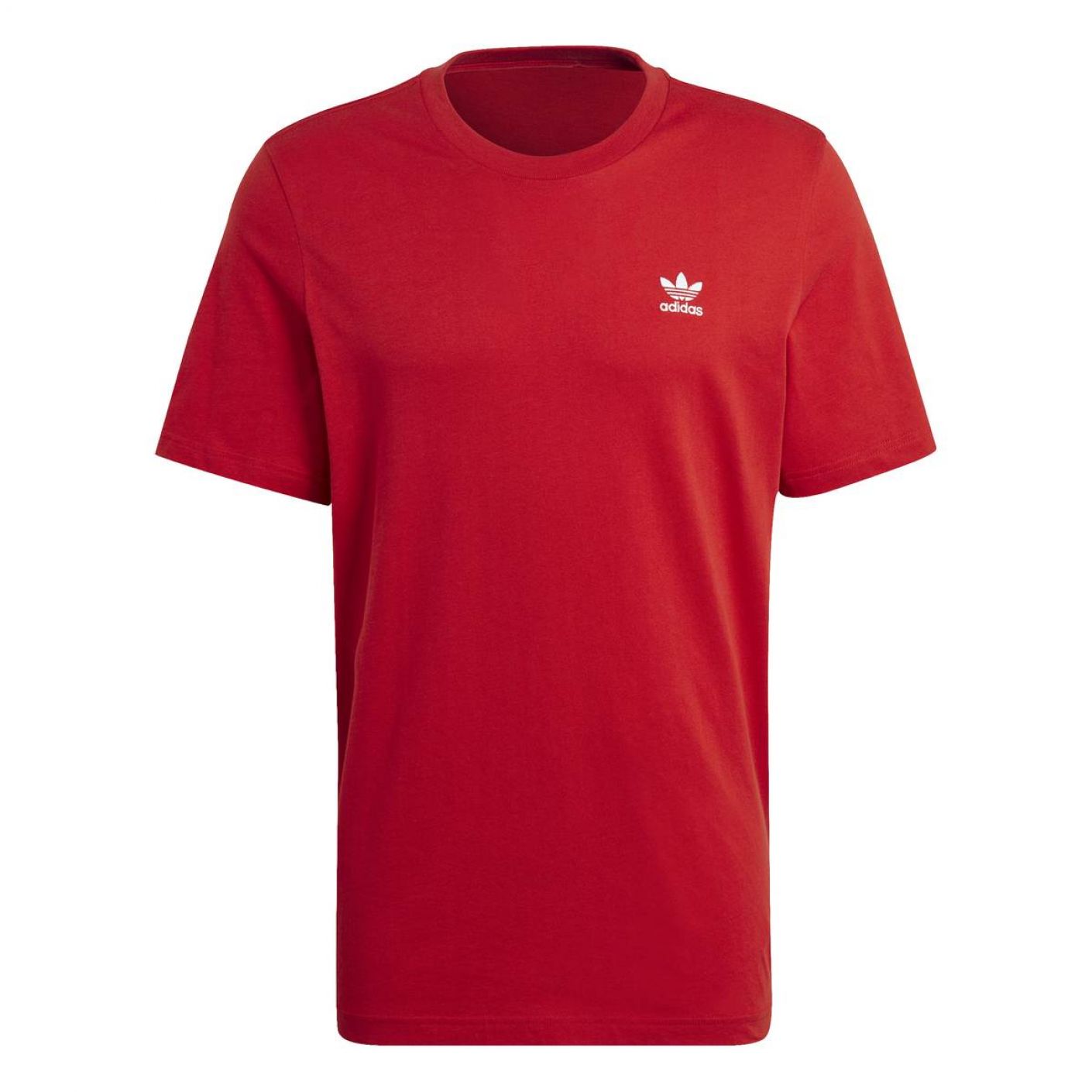 Adidas T-shirts Essentials Adicolor Trefoil Red
