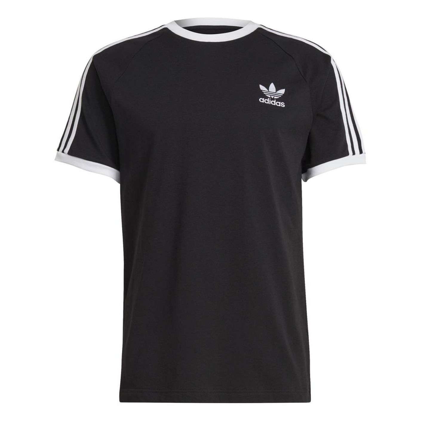 Adidas T-shirt 3-Stripes Black-White