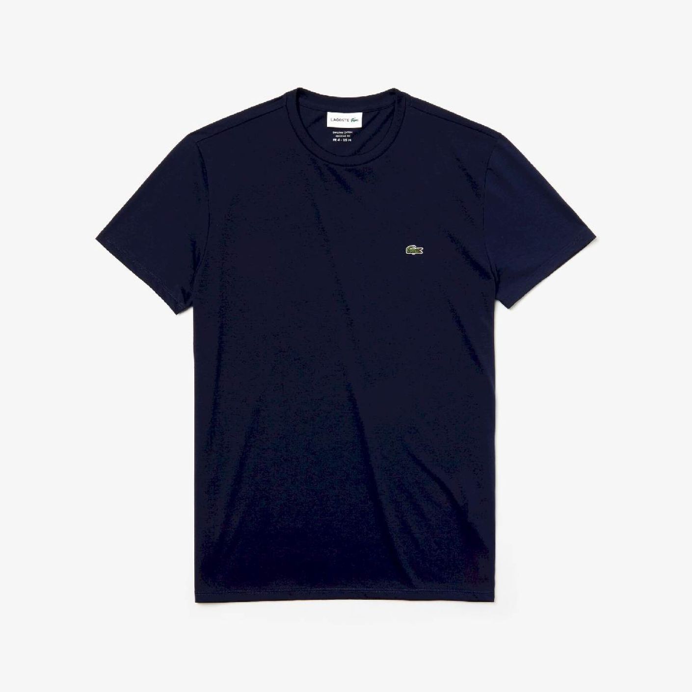 Lacoste T-Shirt in Cotone Pima Blu Navy-166 da Uomo