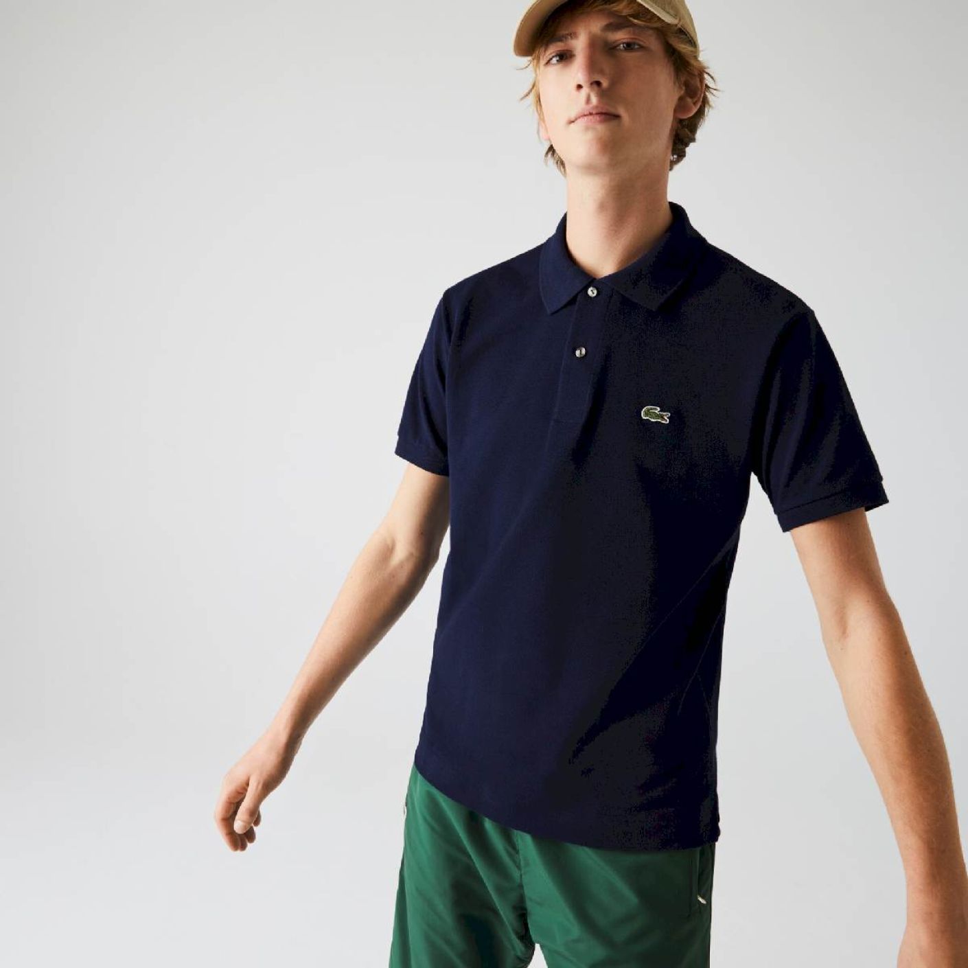 Lacoste Polo 1212 Navy-166 da Uomo