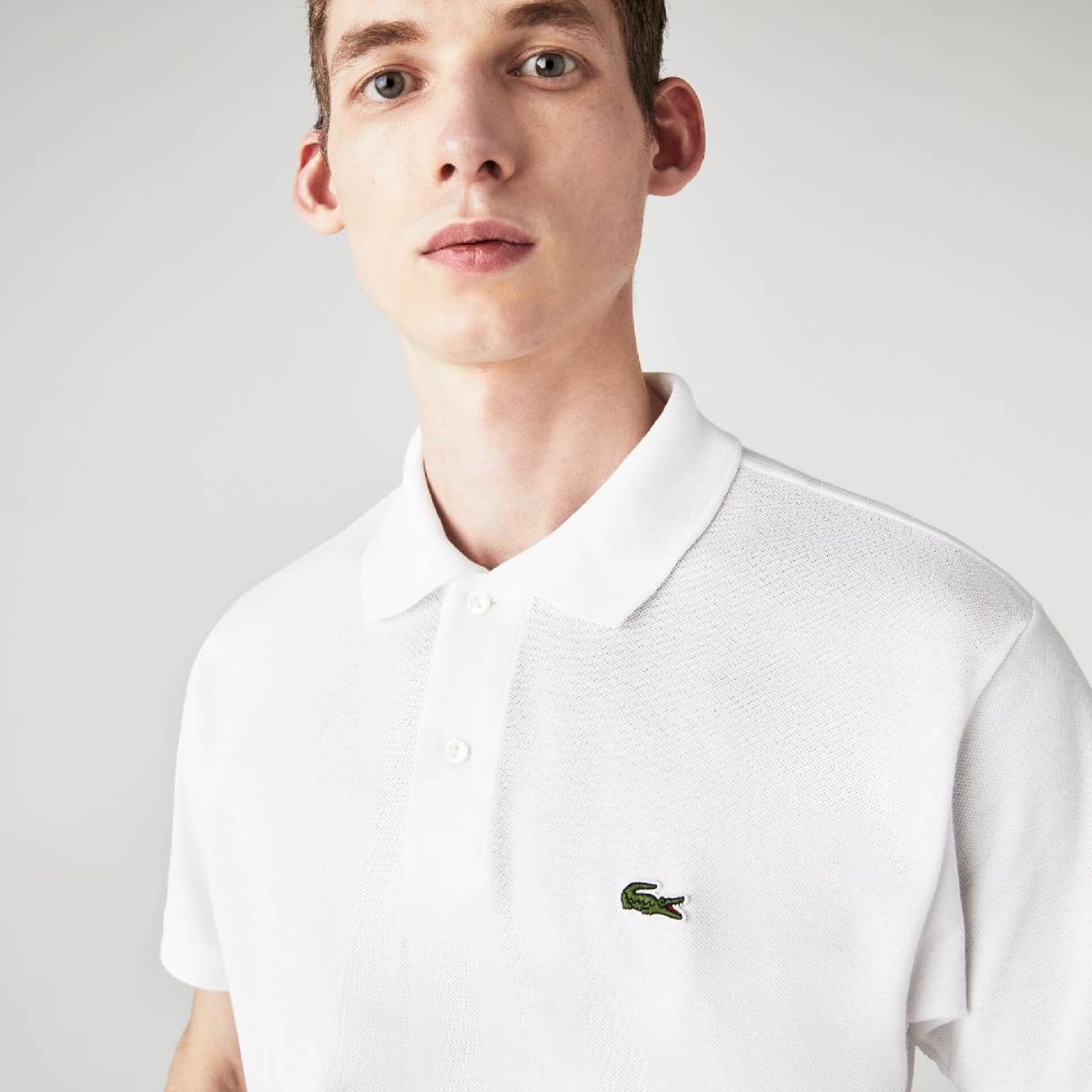 Lacoste Polo 1212 Bianco-001 da Uomo