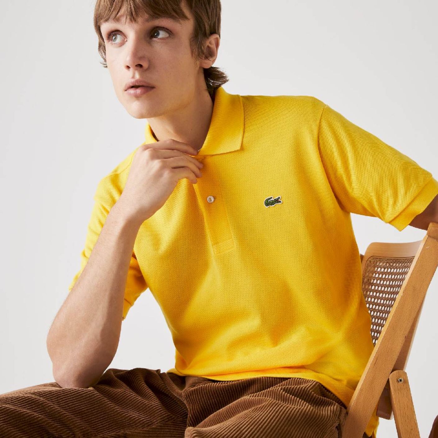 Lacoste Polo 1212 Giallo-US3 da Uomo