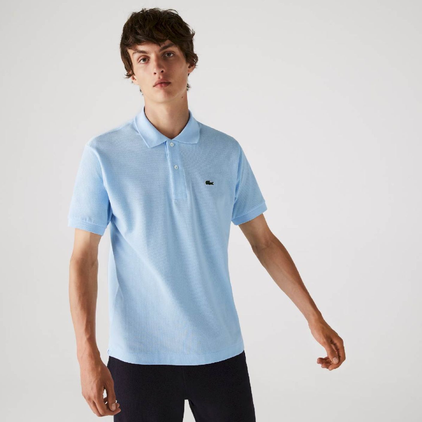 Lacoste Polo 1212 Celeste-T01 da Uomo