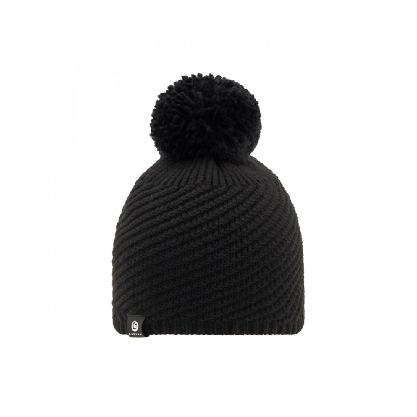Brekka Beanie mit Bommel Killington Schwarz