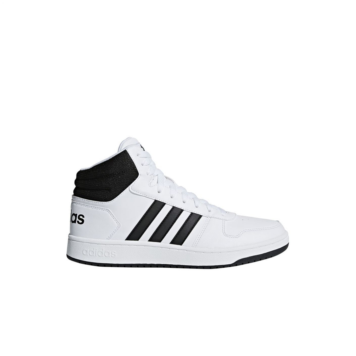 Adidas Hoops 2.0 mid White Core Black