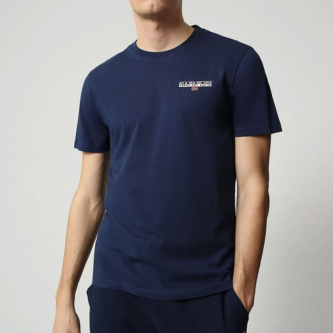 Napapijri Men's Ice Medieval Blue T-Shirt