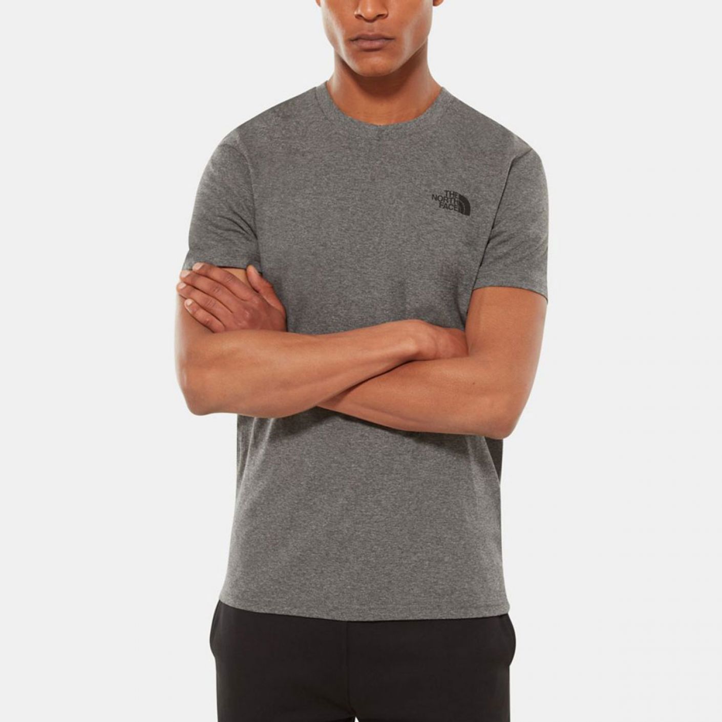 The North Face Men's Simple Dome Gray T-shirt