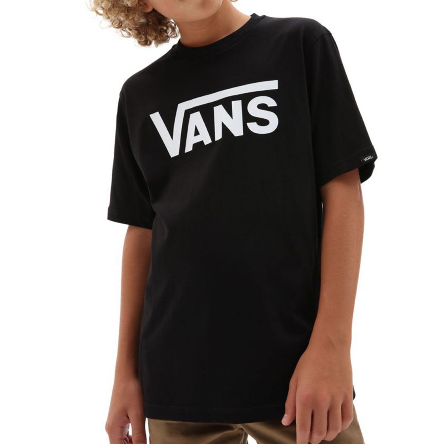 Vans T-shirts By Vans Classic Black for Kids