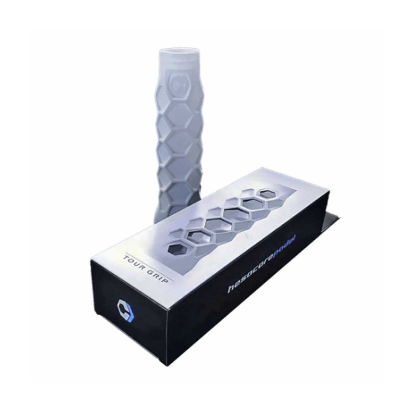 Hesacore TourGrip Padel Weiß Größe M