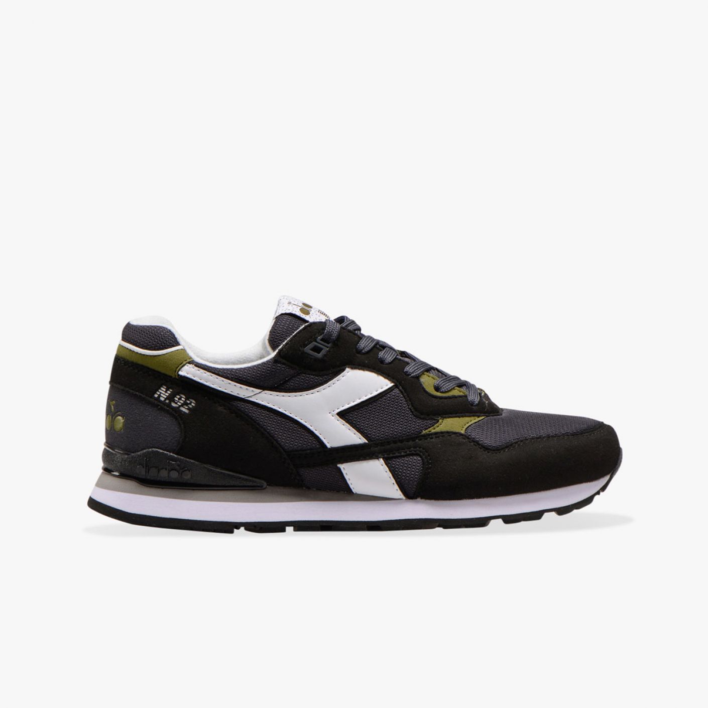 Diadora N.92 Black Green da Uomo