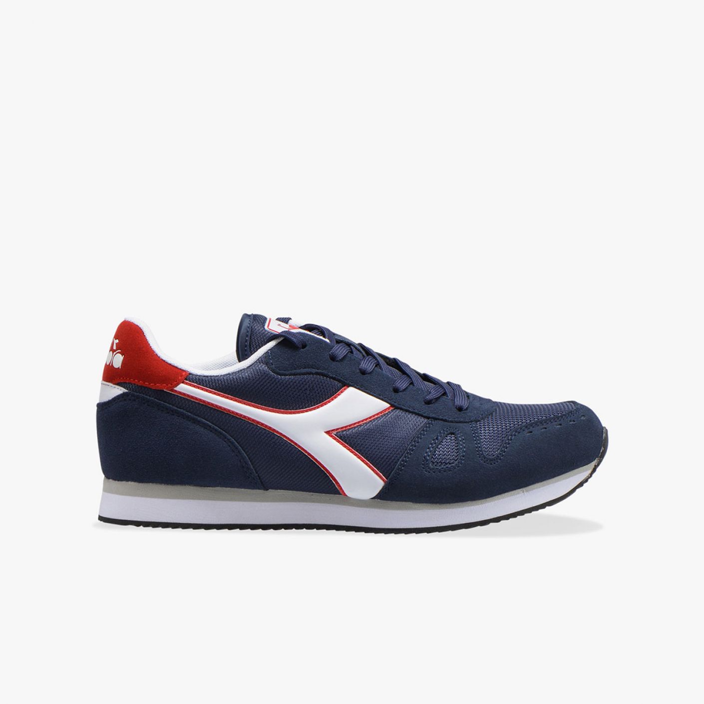 Diadora Simple Run Blu Rossa da Uomo