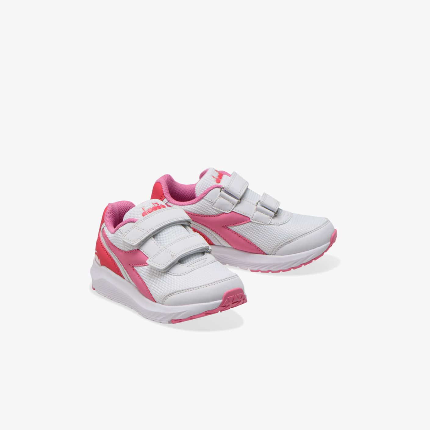 Diadora Falcon Junior V White Pink for Girls