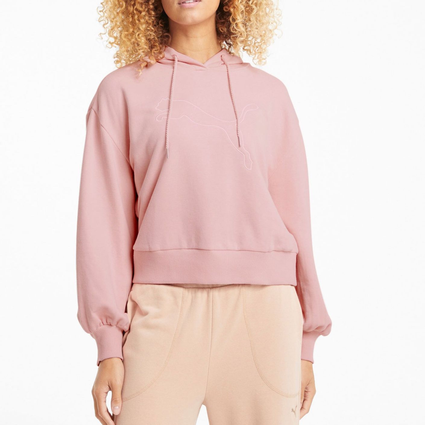 Puma Women s Her Hoodie Peachskin Sweatshirt